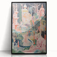 Electric Wall Art – Surreal Fantasy Landscape with Figures Electric Print