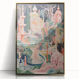 Electric Wall Art – Surreal Fantasy Landscape with Figures Electric Print