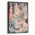 Electric Wall Art – Surreal Fantasy Landscape with Figures Electric Print