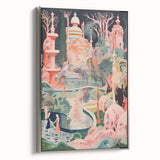 Electric Wall Art – Surreal Fantasy Landscape with Figures Electric Print