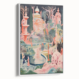 Electric Wall Art – Surreal Fantasy Landscape with Figures Electric Print