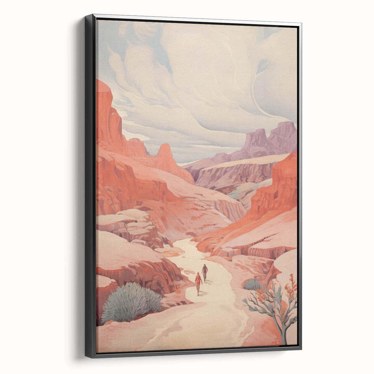 Electric Wall Art: Vibrant Desert Landscape - Modern Electric Decor