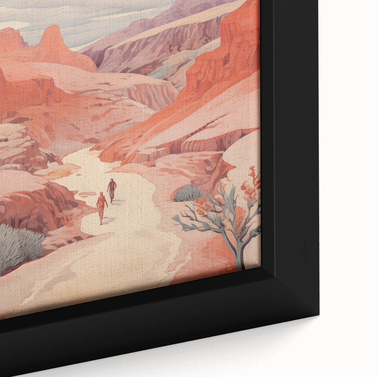 Electric Wall Art: Vibrant Desert Landscape - Modern Electric Decor