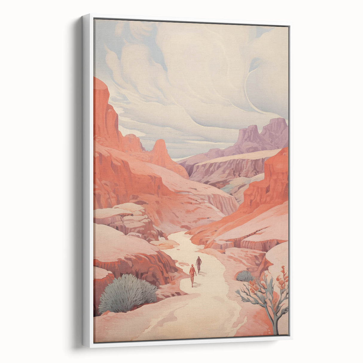 Electric Wall Art: Vibrant Desert Landscape - Modern Electric Decor