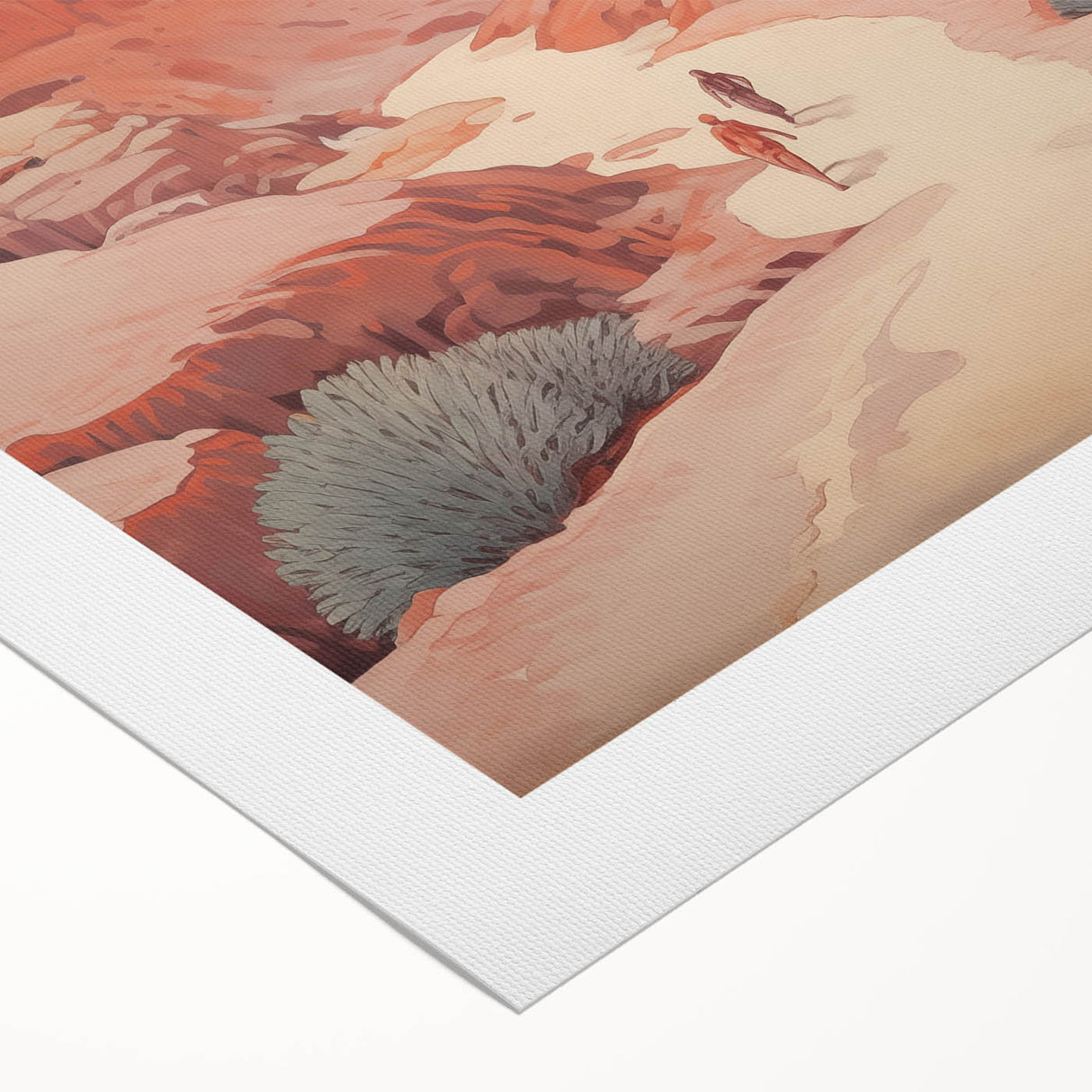 Electric Wall Art: Vibrant Desert Landscape - Modern Electric Decor