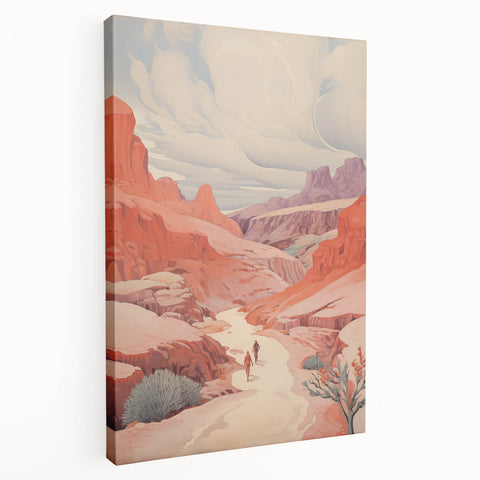 Electric Wall Art: Vibrant Desert Landscape - Modern Electric Decor