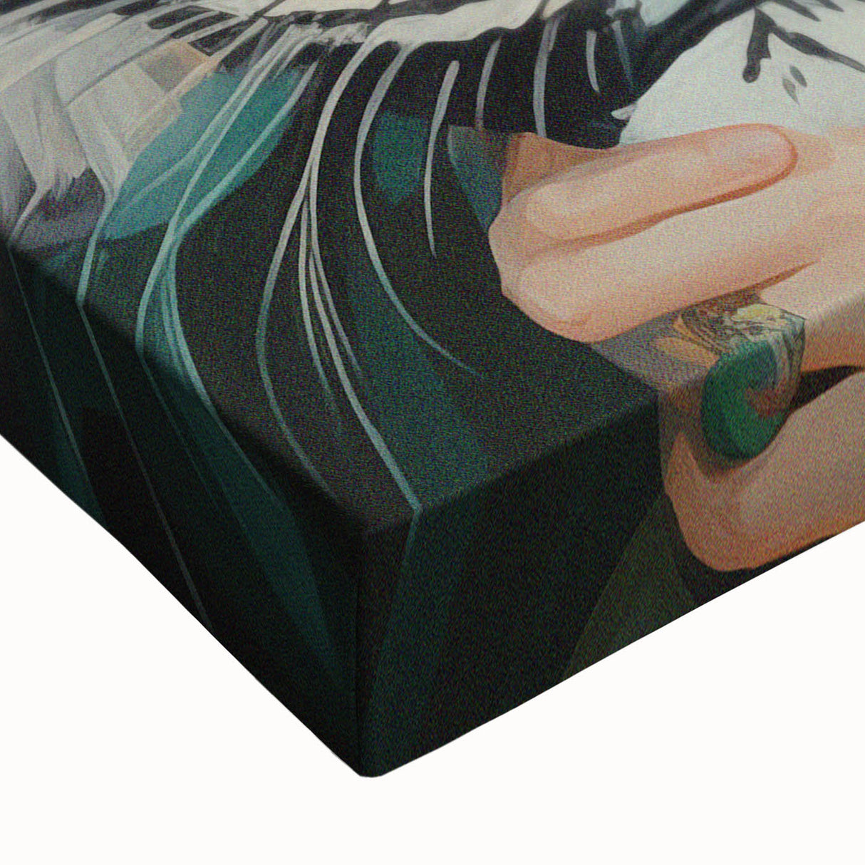 Electric Wall Art: Bold Woman and Tiger - Modern Electric Decor
