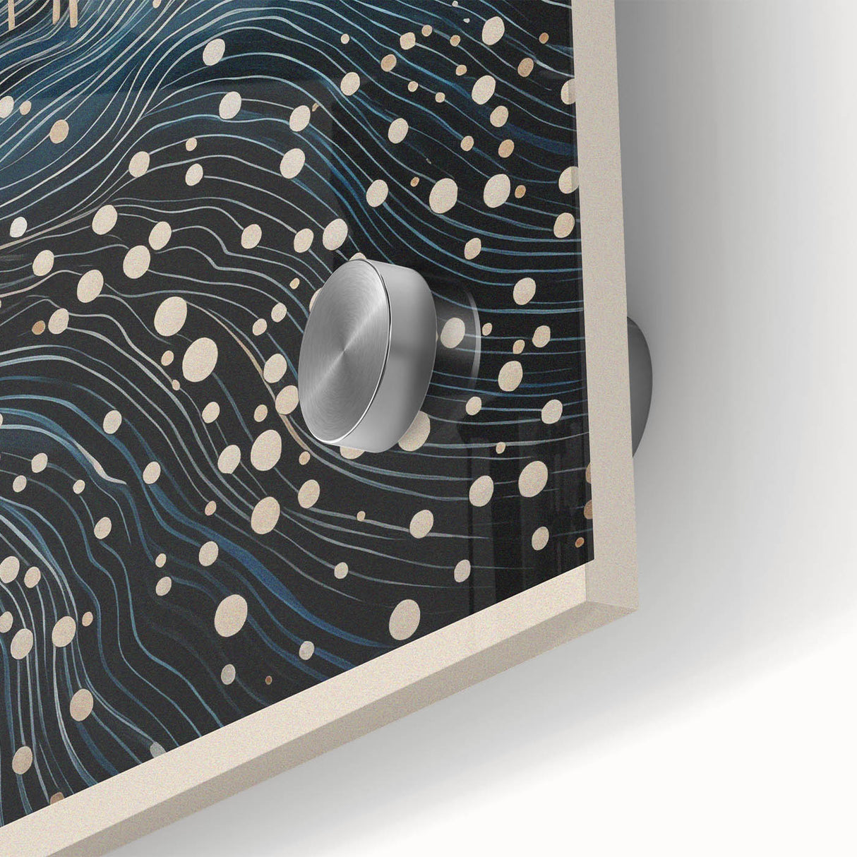 Electric Wall Art: Abstract Night Forest - Modern Electric Decor