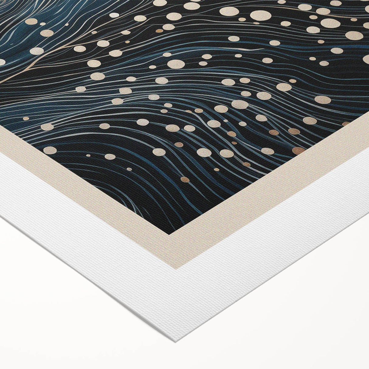 Electric Wall Art: Abstract Night Forest - Modern Electric Decor