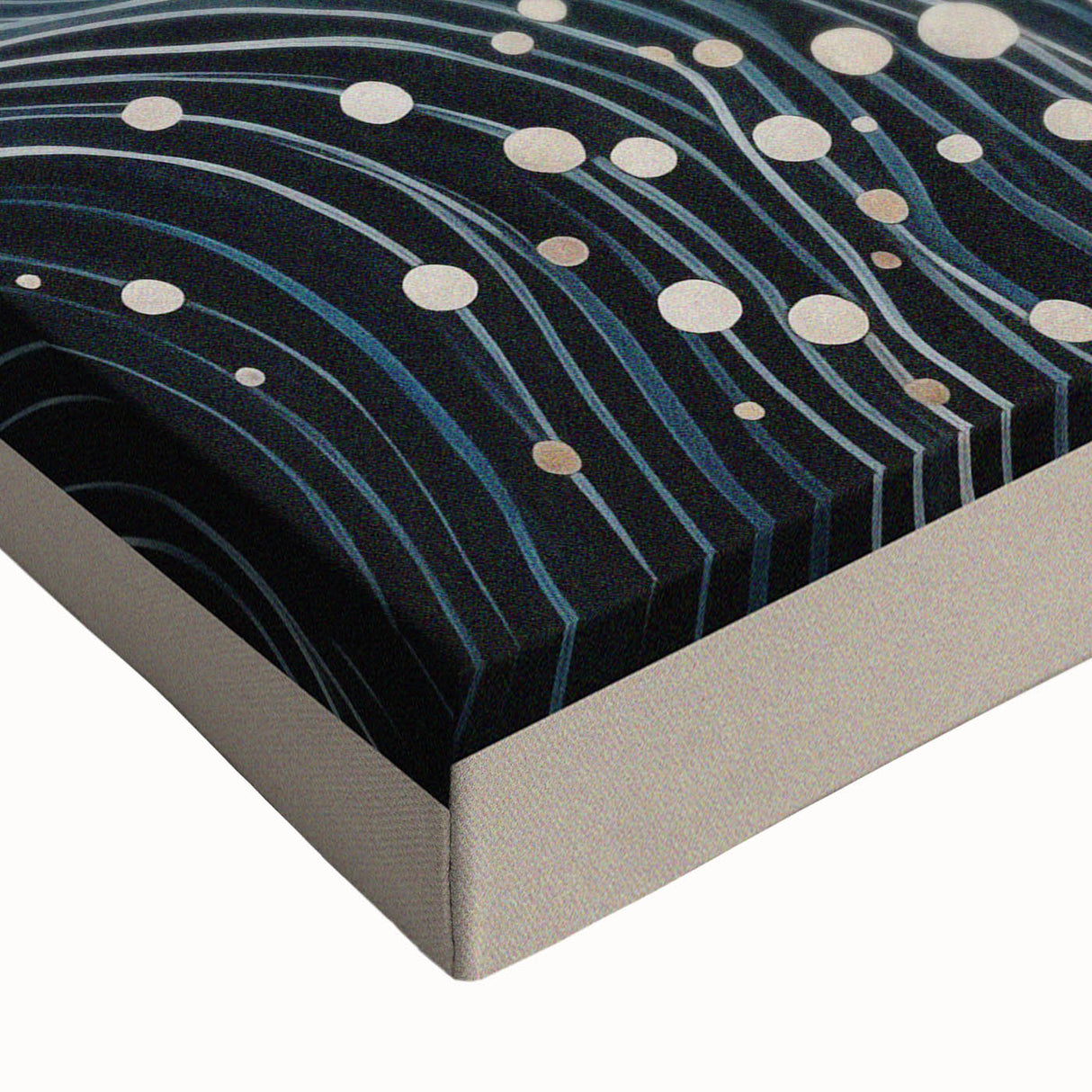 Electric Wall Art: Abstract Night Forest - Modern Electric Decor