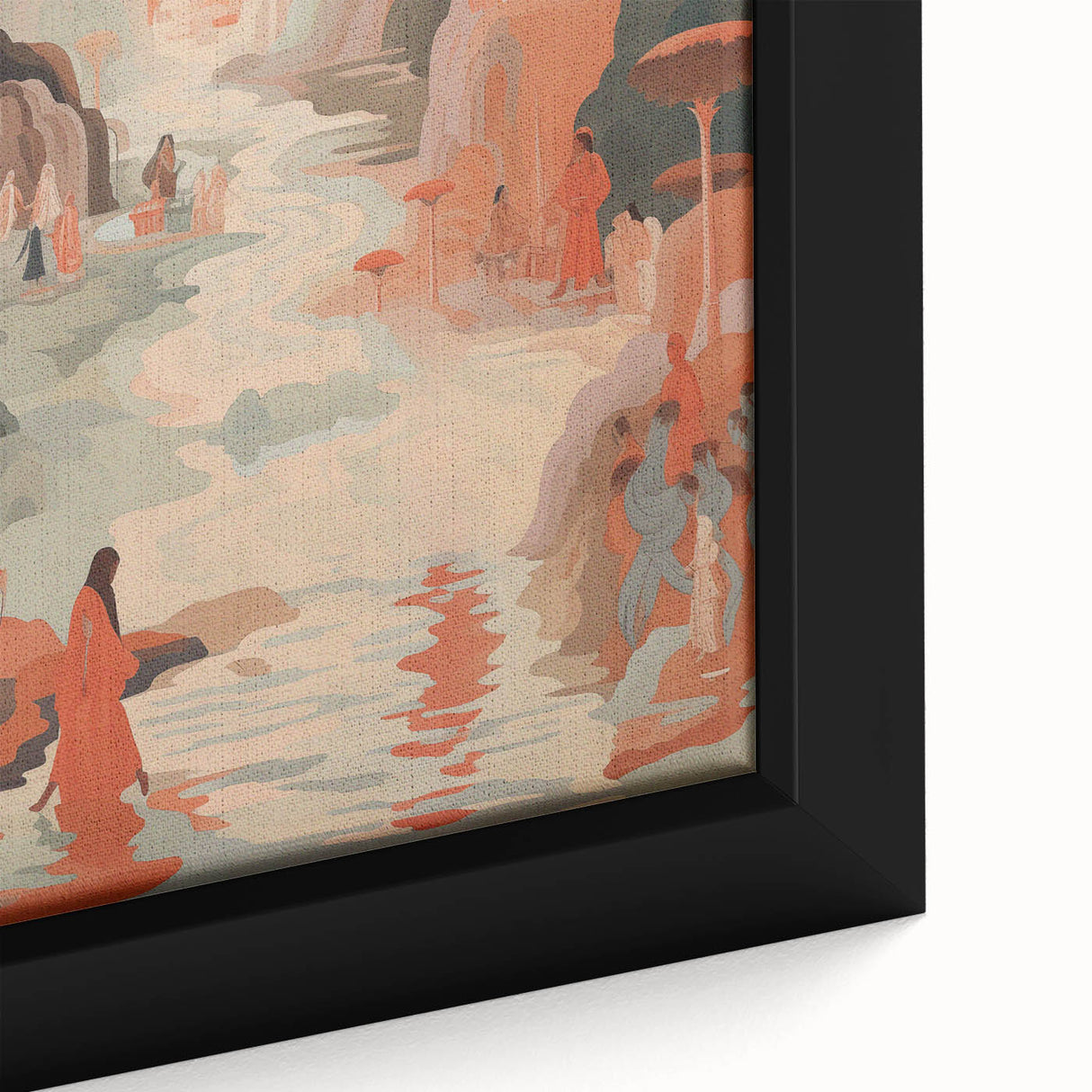 Electric Wall Art: Serene Landscape Journey - Modern Electric Decor