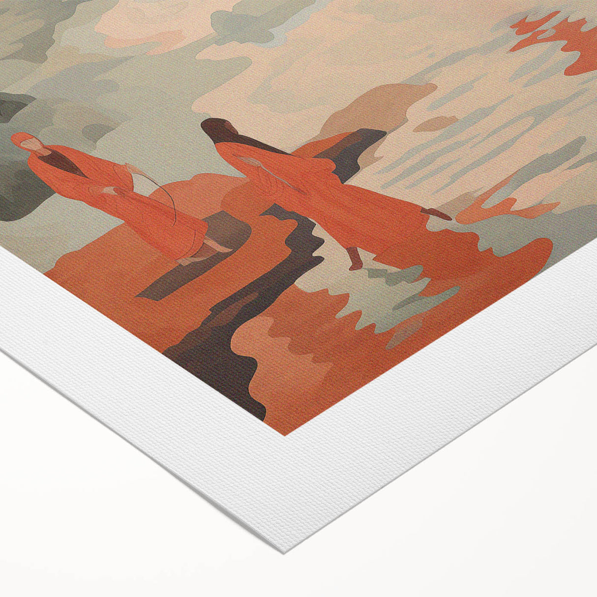 Electric Wall Art: Serene Landscape Journey - Modern Electric Decor