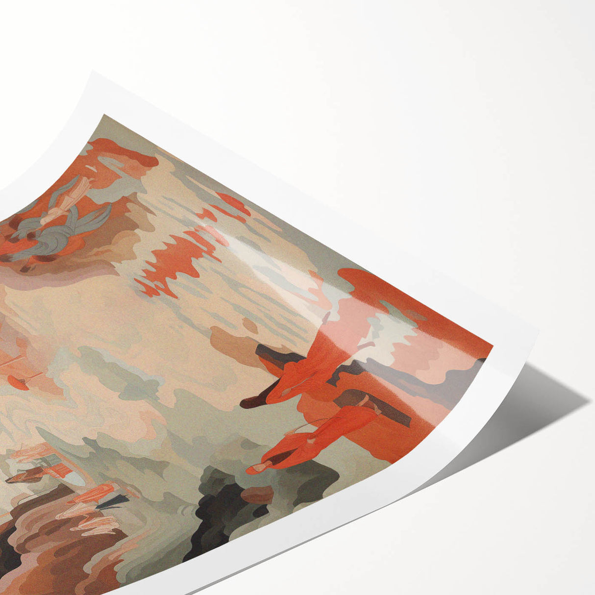Electric Wall Art: Serene Landscape Journey - Modern Electric Decor