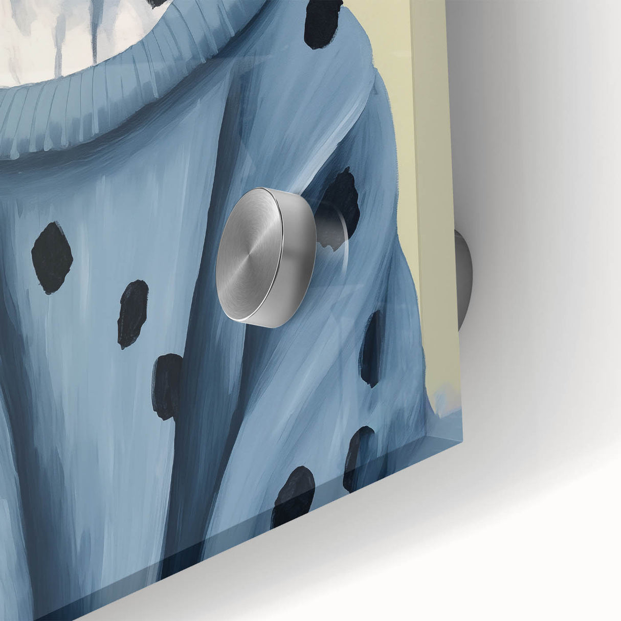 Electric Wall Art: Dalmatian in Cozy Sweater - Modern Electric Decor