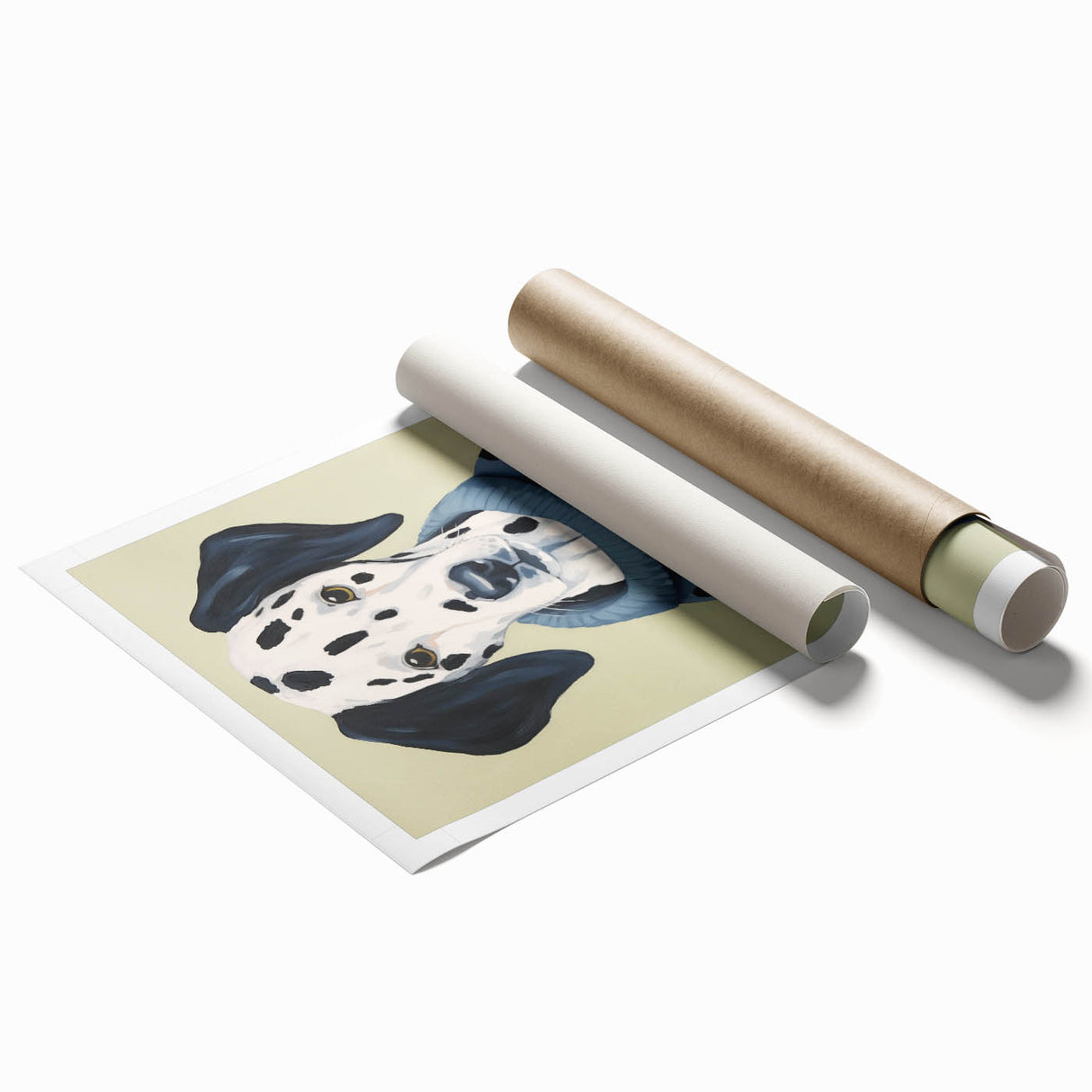 Electric Wall Art: Dalmatian in Cozy Sweater - Modern Electric Decor