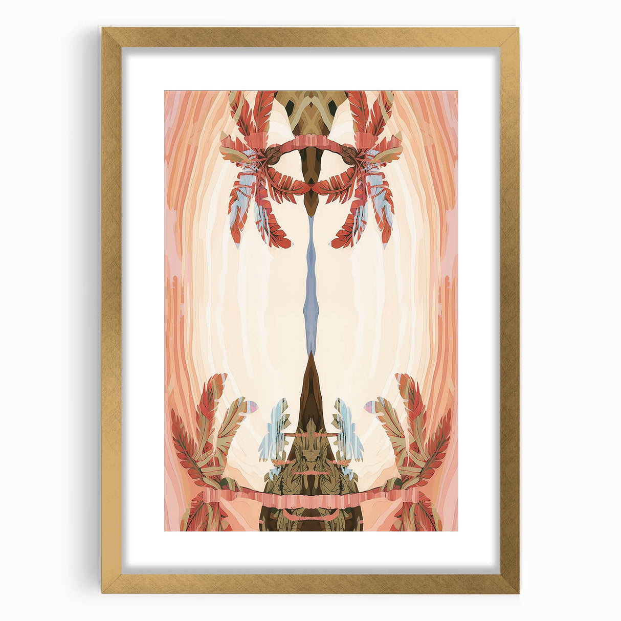 Electric Wall Art: Abstract Tropical Oasis - Modern Electric Decor
