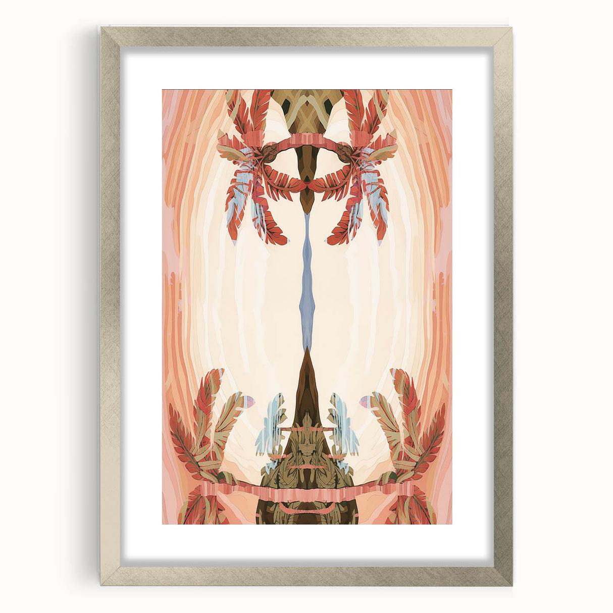 Electric Wall Art: Abstract Tropical Oasis - Modern Electric Decor