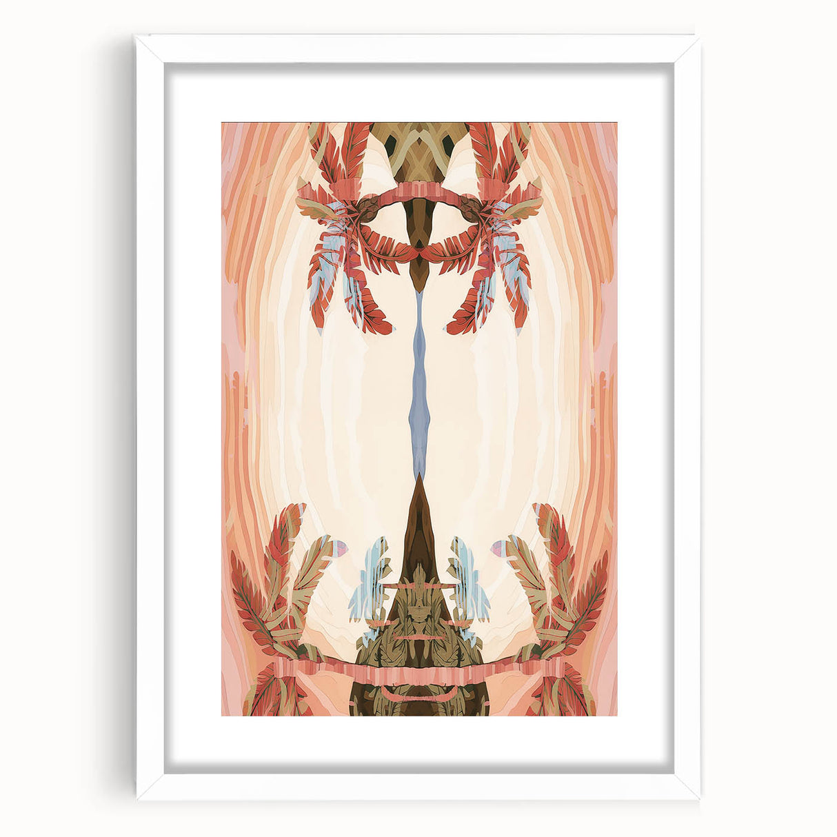 Electric Wall Art: Abstract Tropical Oasis - Modern Electric Decor