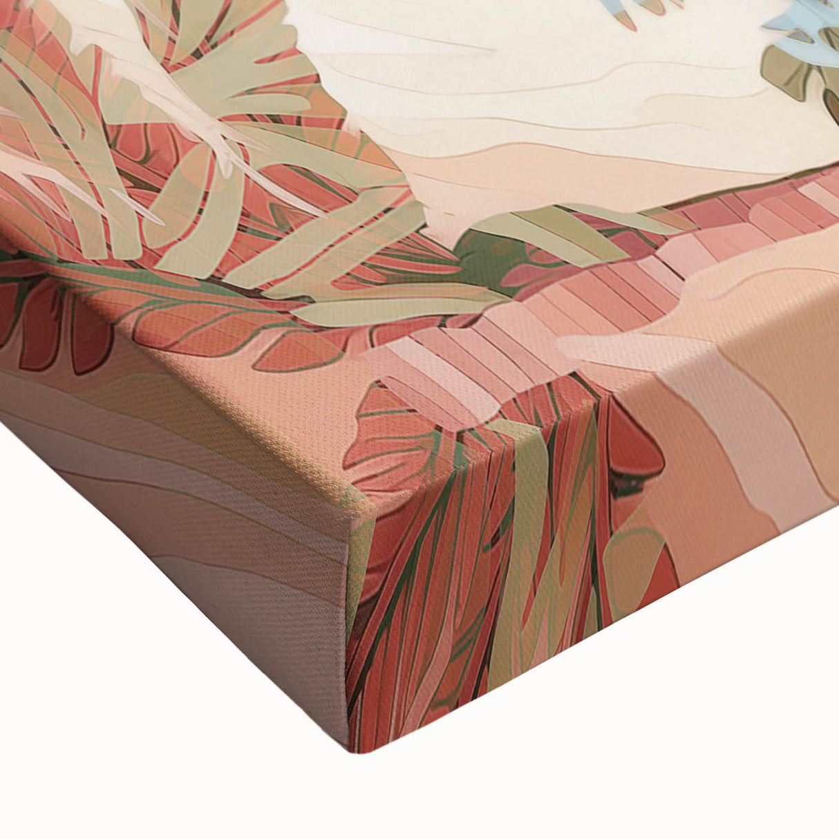 Electric Wall Art: Abstract Tropical Oasis - Modern Electric Decor