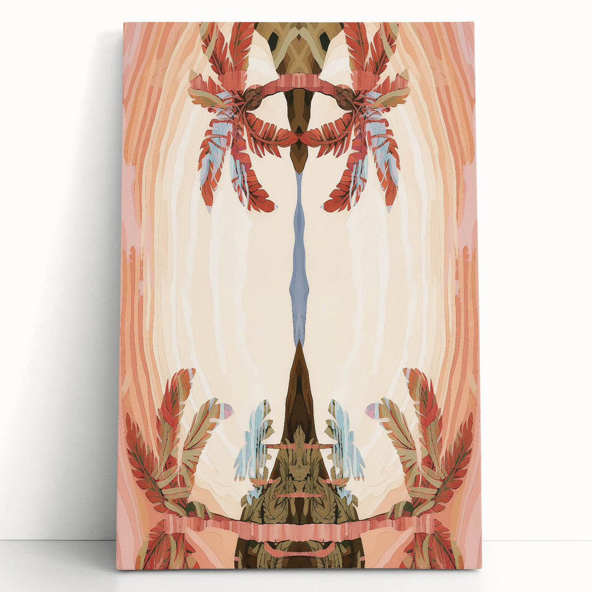 Electric Wall Art: Abstract Tropical Oasis - Modern Electric Decor