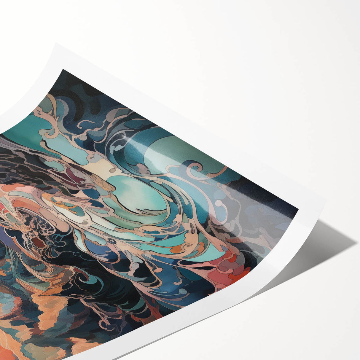 Electric Wall Art: Dreamlike Sunrise Landscape - Modern Electric Decor