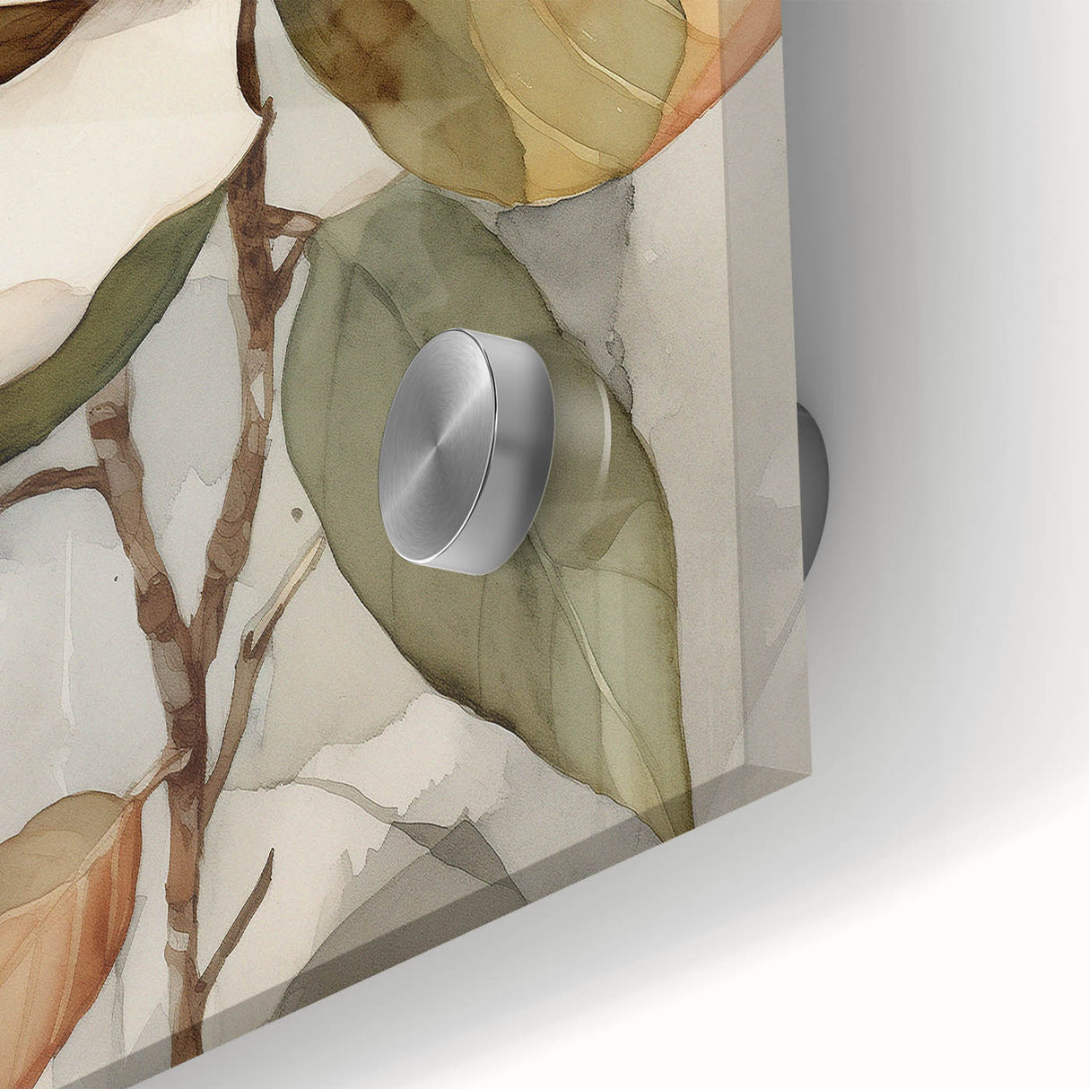 Electric Wall Art: Serene Magnolia Blossom - Modern Electric Decor
