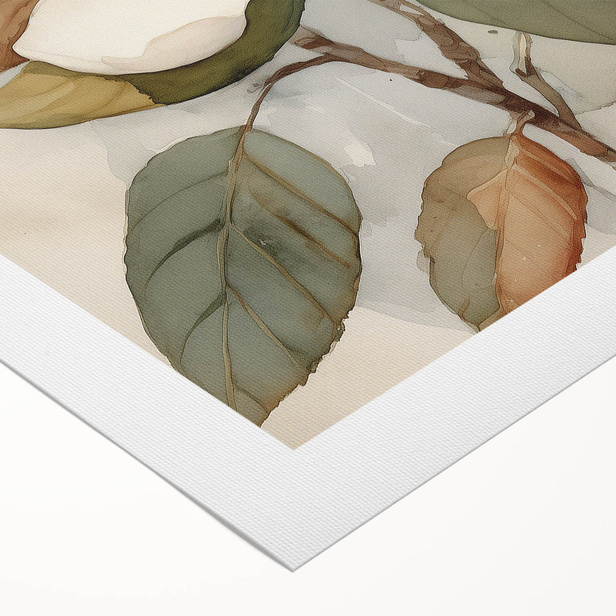 Electric Wall Art: Serene Magnolia Blossom - Modern Electric Decor