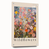 Electric Wall Art: Vibrant Wildflowers Bloom - Modern Electric Decor