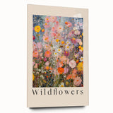Electric Wall Art: Vibrant Wildflowers Bloom - Modern Electric Decor