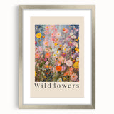 Electric Wall Art: Vibrant Wildflowers Bloom - Modern Electric Decor