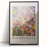 Electric Wall Art: Vibrant Wildflowers Bloom - Modern Electric Decor