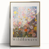 Electric Wall Art: Vibrant Wildflowers Bloom - Modern Electric Decor