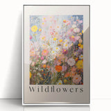 Electric Wall Art: Vibrant Wildflowers Bloom - Modern Electric Decor