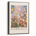 Electric Wall Art: Vibrant Wildflowers Bloom - Modern Electric Decor