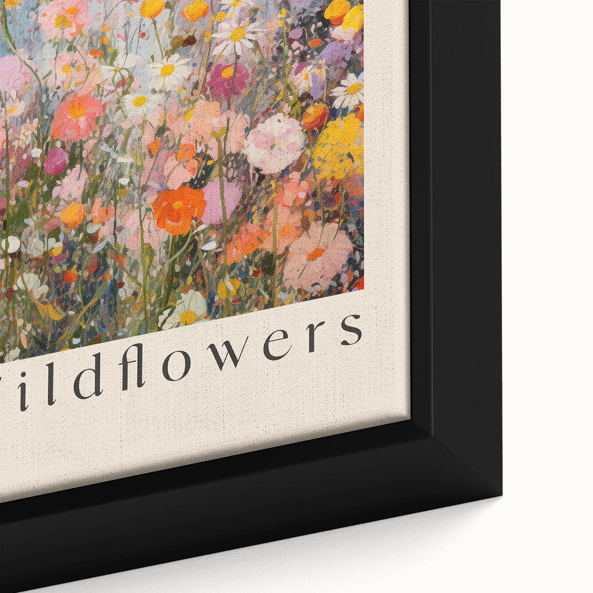 Electric Wall Art: Vibrant Wildflowers Bloom - Modern Electric Decor