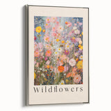 Electric Wall Art: Vibrant Wildflowers Bloom - Modern Electric Decor