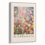Electric Wall Art: Vibrant Wildflowers Bloom - Modern Electric Decor