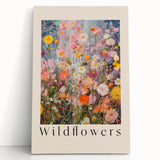 Electric Wall Art: Vibrant Wildflowers Bloom - Modern Electric Decor