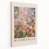 Electric Wall Art: Vibrant Wildflowers Bloom - Modern Electric Decor
