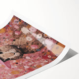 Electric Wall Art: Whimsical Rabbit in Pink Hat - Modern Electric Decor