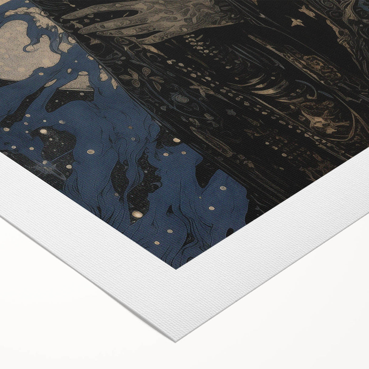 Electric Wall Art: Celestial Moon Priestess - Modern Electric Decor