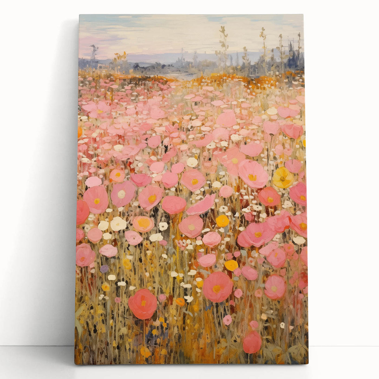 Electric Wall Art: Blooming Field of Flowers - Modern Electric Decor