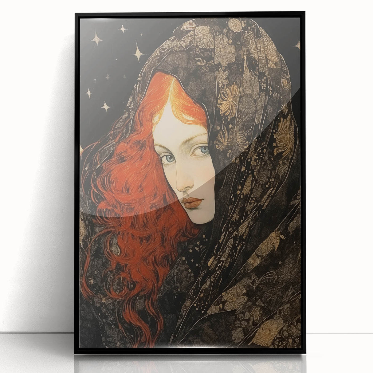 Electric Wall Art - Vibrant Abstract Electric Art Print - Modern Decor