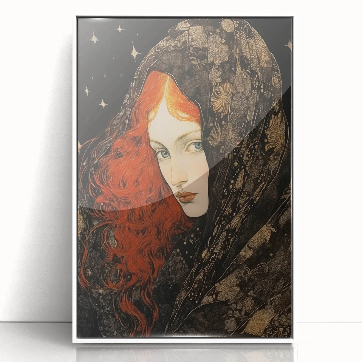 Electric Wall Art - Vibrant Abstract Electric Art Print - Modern Decor
