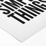 Electric Wall Art - Minimalist Typography Print - Modern Electric Decor