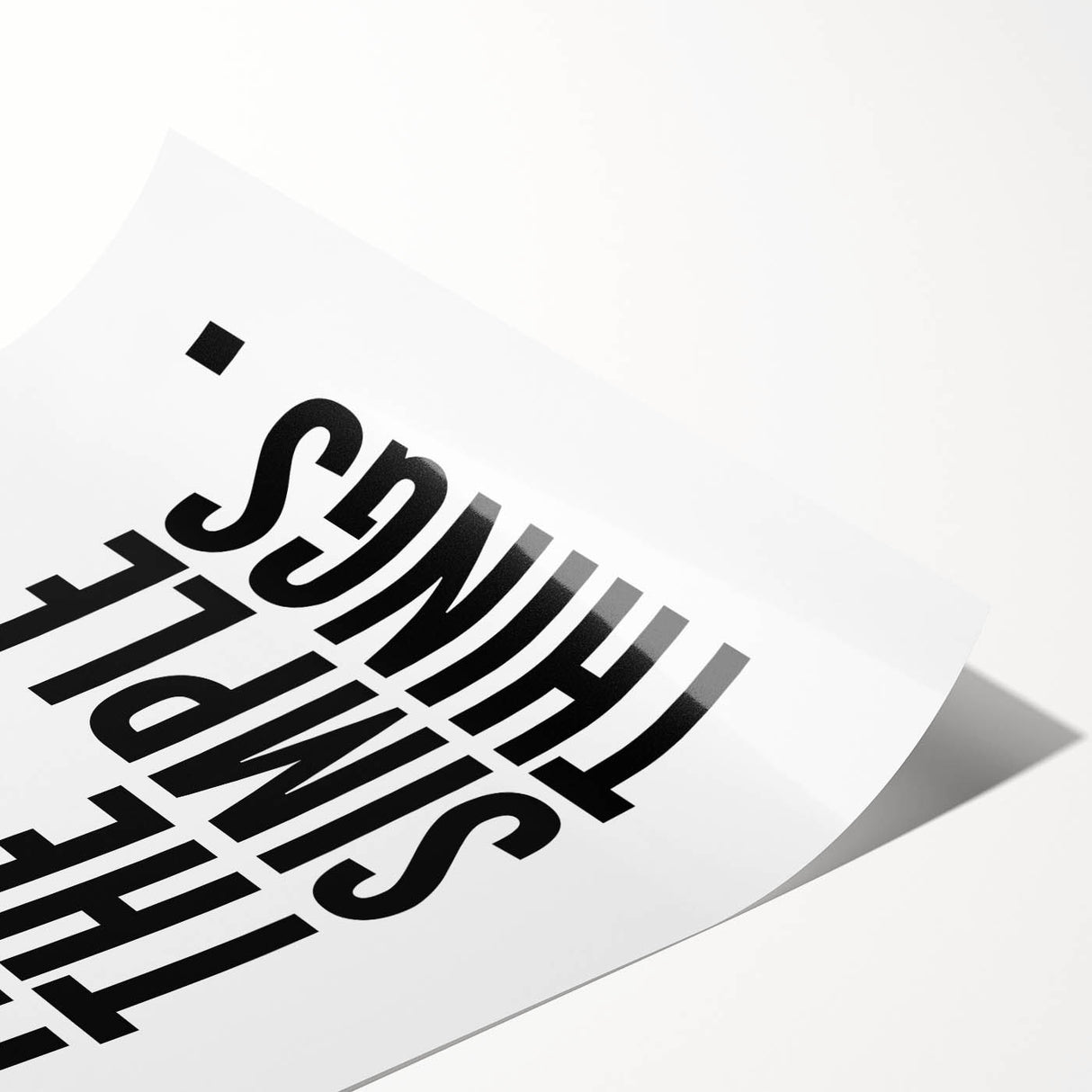 Electric Wall Art - Minimalist Typography Print - Modern Electric Decor
