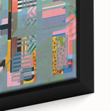 Electric Wall Art - Abstract Geometric Painting - Modern Electric Decor