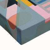 Electric Wall Art - Abstract Geometric Painting - Modern Electric Decor