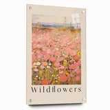 Electric Wall Art - Wildflowers Landscape Painting - Modern Floral Decor