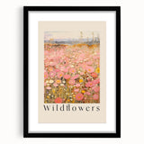 Electric Wall Art - Wildflowers Landscape Painting - Modern Floral Decor